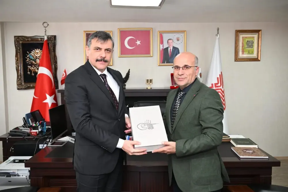 Vali Mustafa Çiftçi Vakıflar Erzurum Bölge Müdürlüğünü Ziyaret Etti