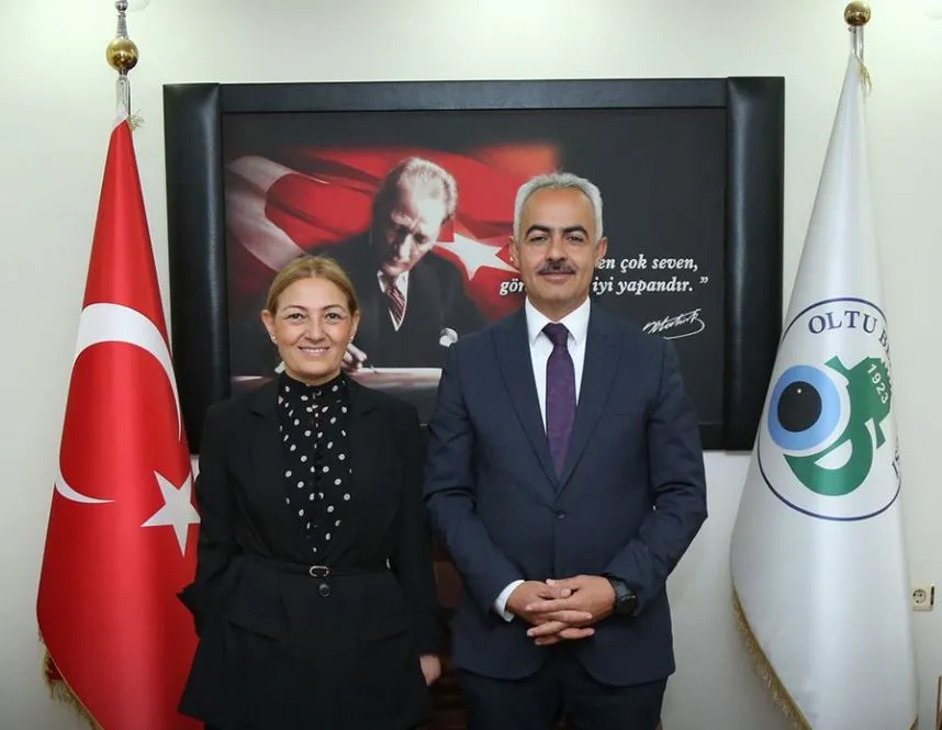 AK Parti Erzurum Milletvekili Fatma Öncü, Oltu Belediye Başkanı Adem Çelebi