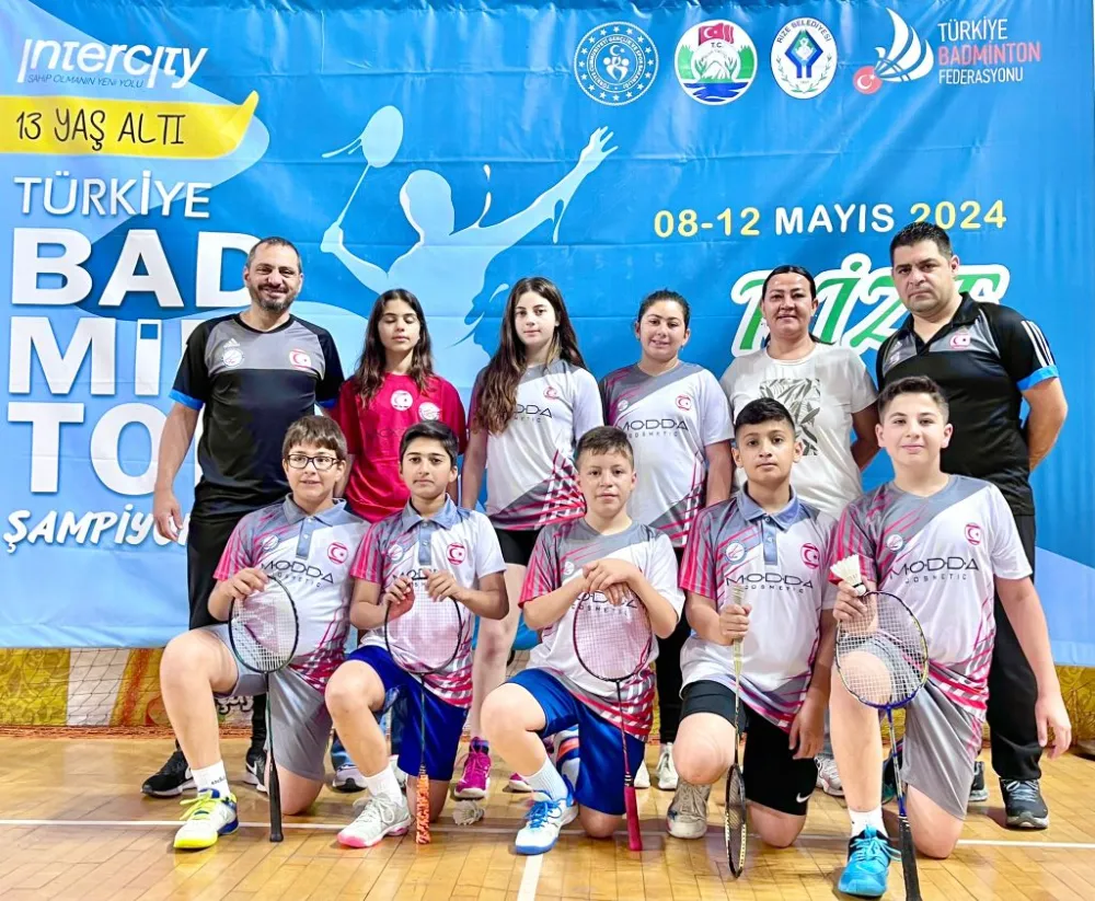 Badmintoncularımızın Rize seferi sürüyor