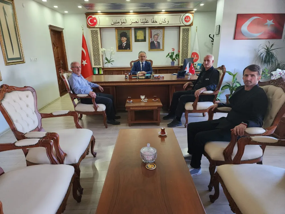 Bayburt İl Afet ve Acil Durum Müdürü Adil Arslan, İl Müftüsü Bayram Danacı’yı Ziyaret Etti