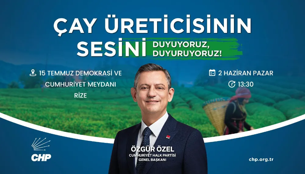 CHP Lideri Özel Rize