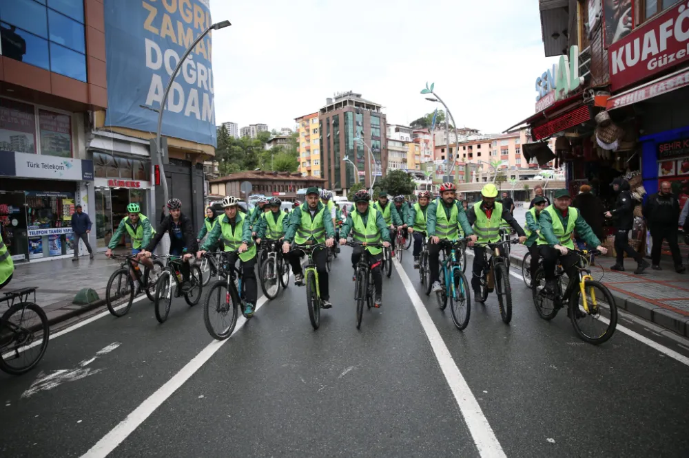 Rize’de “11. Yeşilay Bisiklet Turu” düzenlendi