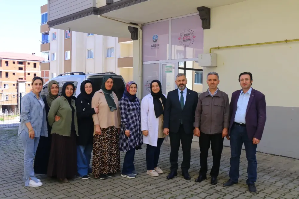 Arsin Belediye Başkanı Hamza Bilgin, Kadın Yaşam ve İstihdam Merkezi
