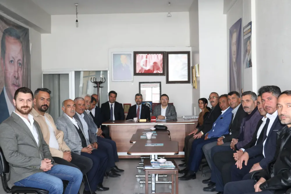 AK Parti Erzurum Milletvekili Selami Altınok, Hınıs İlçe Teşkilatını Ziyaret Etti