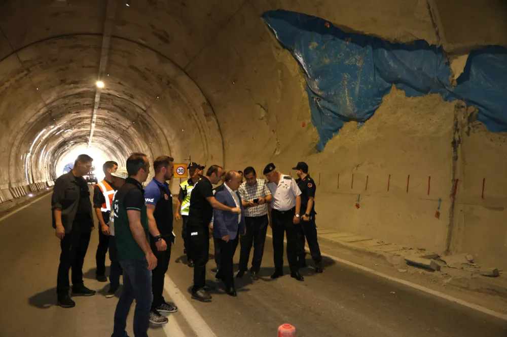 Vali Cengiz Ünsal, Yusufeli T14 Tüneli’nde İncelemelerde Bulundu