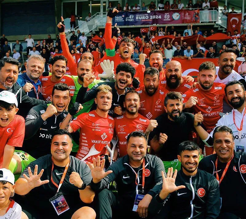 Türkiye Ampute Milli Futbol Takımı Üst Üste 3. Kez Avrupa Şampiyonu!