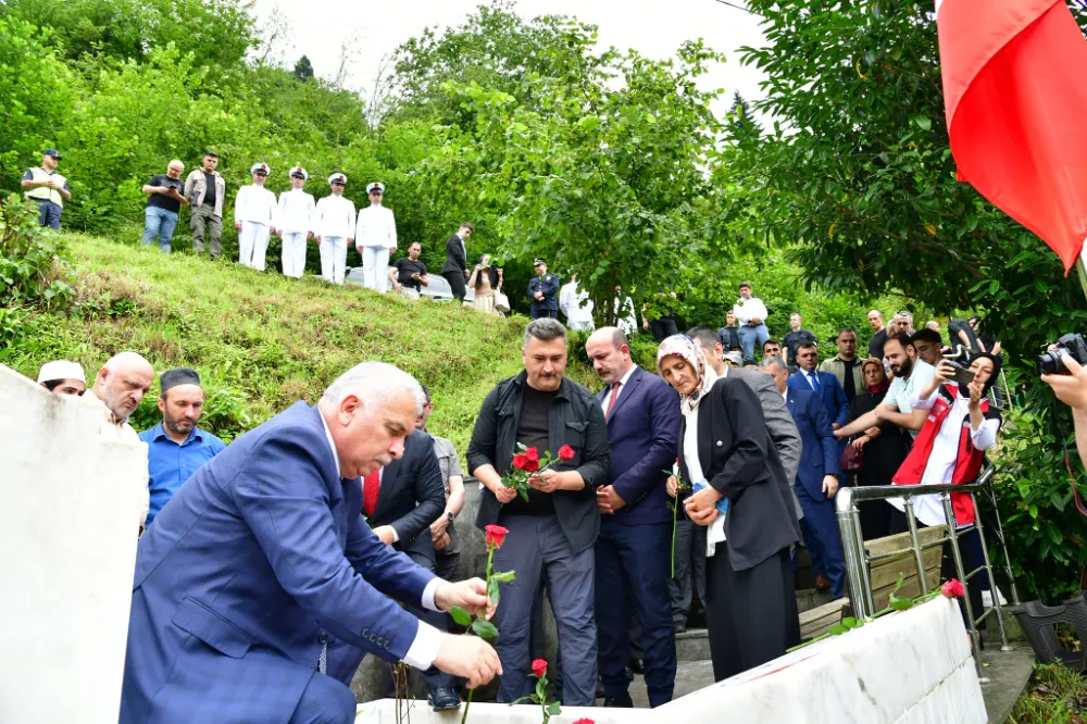 Trabzon Valisi Aziz Yıldırım, 15 Temmuz Şehidi Sedat Kaplan