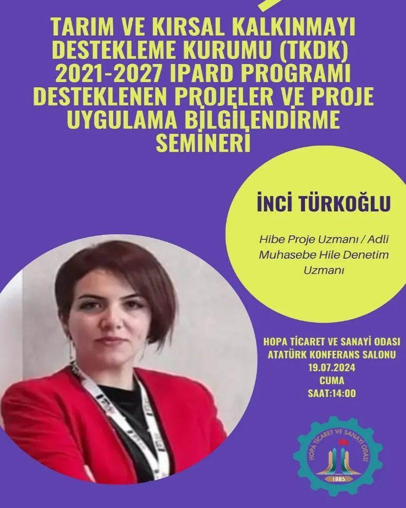 TKDK 2021-2027 IPARD Programı: Hopa