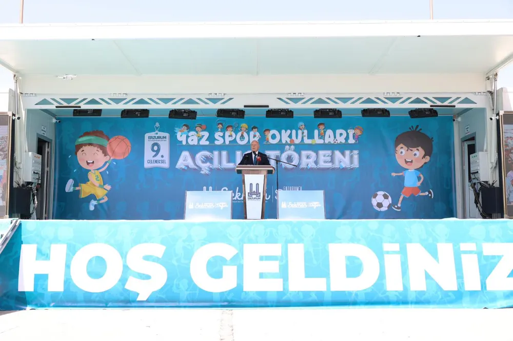 Erzurum Büyükşehir Belediyesi, Yaz Spor Okulları Açılış Töreni