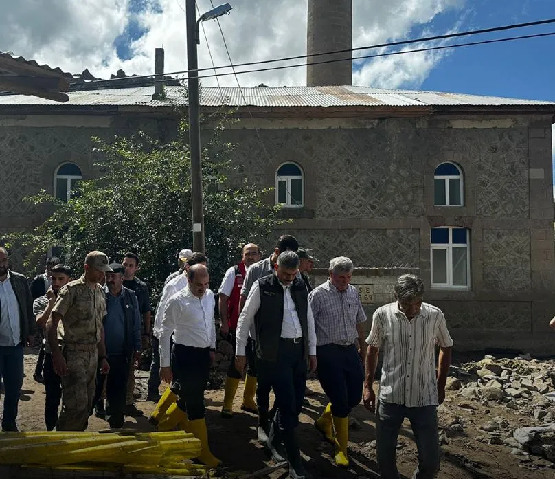 Vali Mustafa Çiftçi, Sel Felaketinin Ardından Afet Bölgelerini İnceledi