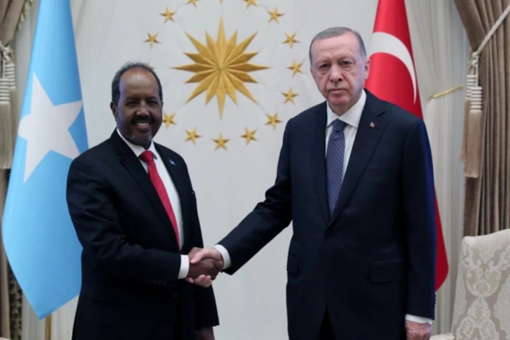 Cumhurbaşkanı Erdoğan, Somalili mevkidaşıyla görüştü