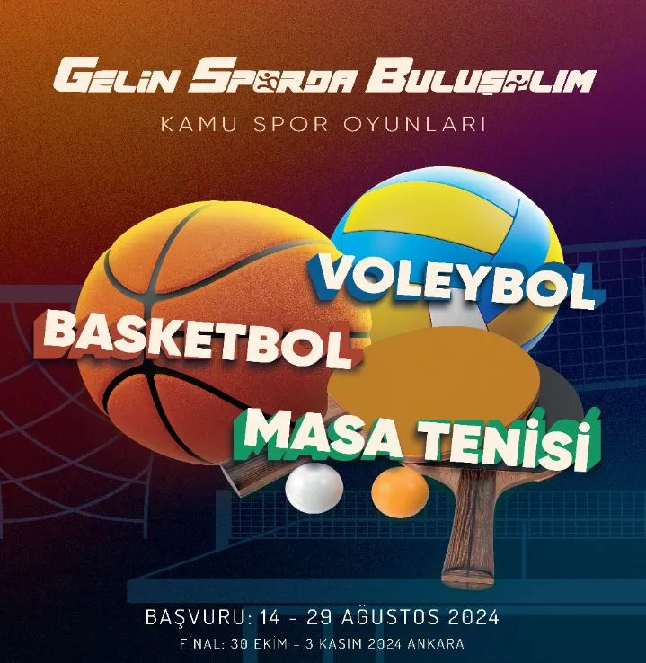 Kamu Spor Oyunları Başlıyor: Kamu Çalışanları Sahada Buluşuyor