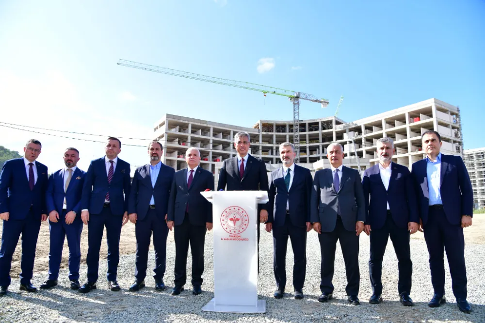 Sağlık Bakanı Prof. Dr. Kemal Memişoğlu Trabzon Şehir Hastanesi İnşaatını İnceledi
