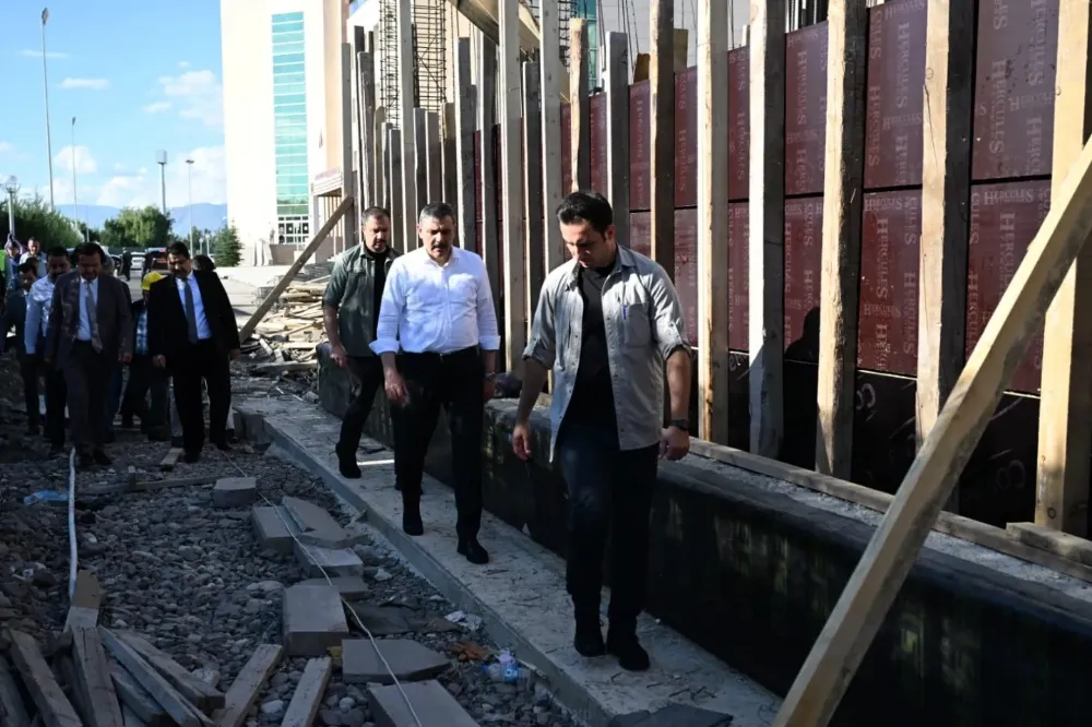 Erzurum’da Bölge Adliye Mahkemesi Ek Hizmet Binasının İnşaatında Son Durum