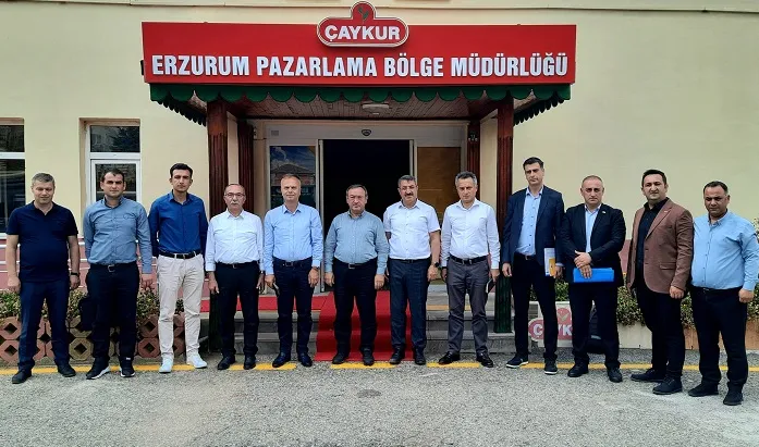 ÇAYKUR Genel Müdürü Yusuf Ziya Alim Erzurum’da