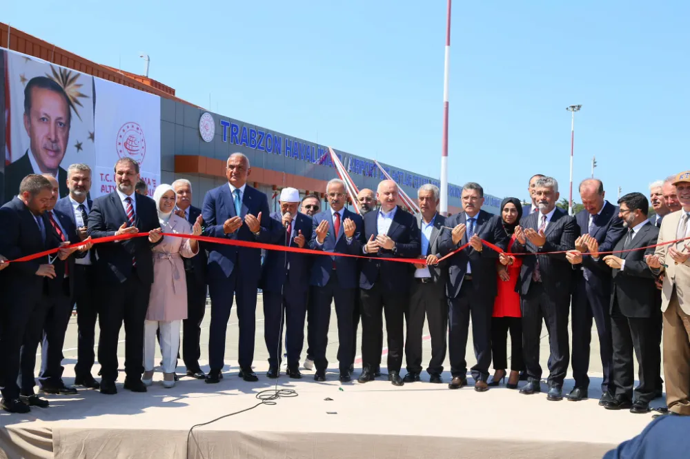 Trabzon Havalimanı Yeni Dış Hatlar Terminali ve CIP Binası Açıldı