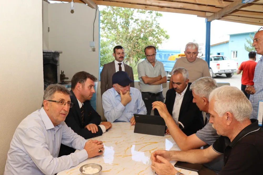 Oltu Tarımına Destek: Mehmet Sekmen ve Adem Çelebi Yatırımları Yerinde İnceledi