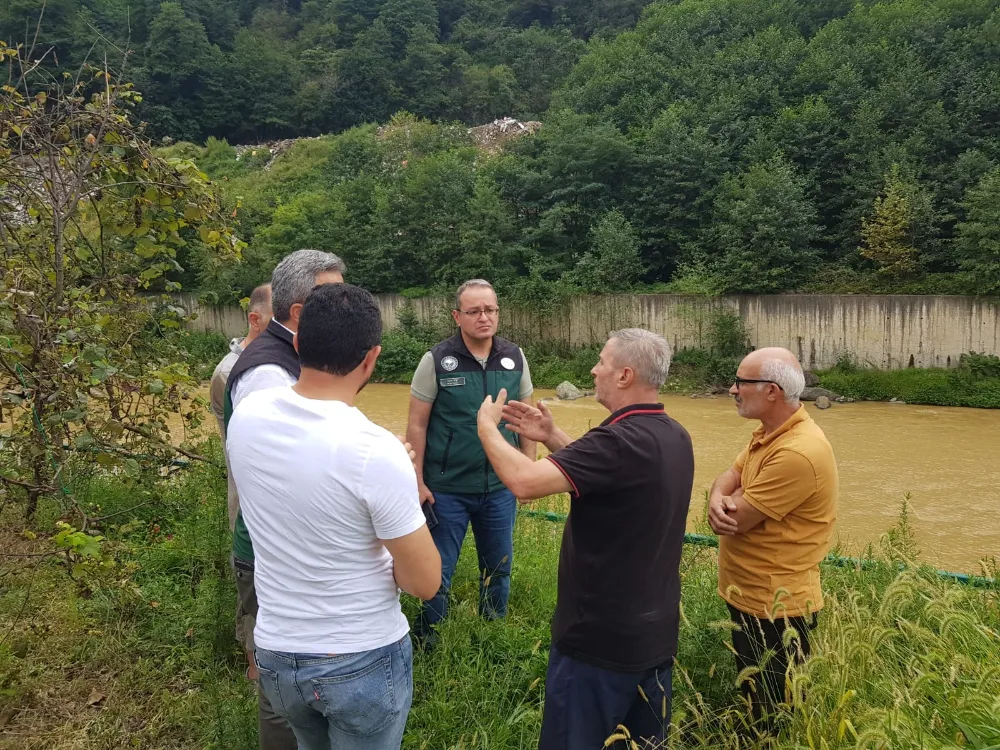 DSİ, Rize’de Su Taşkınlarına Karşı Önlemler İçin Sahada