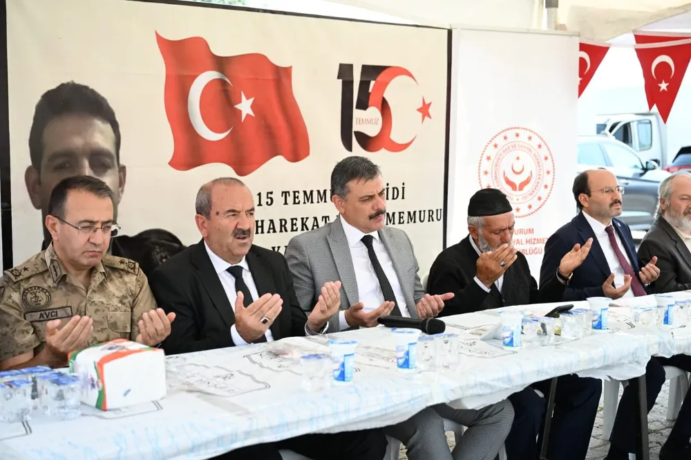 Erzurum Valisi Mustafa Çiftçi, Şehitler için Mevlid-i Şerif Programına Katıldı