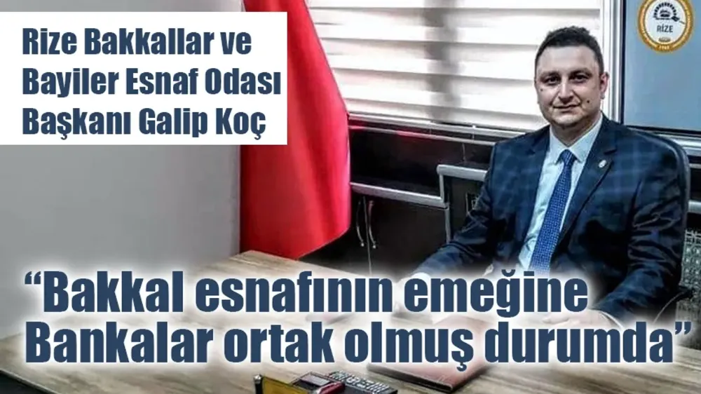 Başkan Koç: Bankalar esnafımızın emeğine ortak olmuş durumdadır