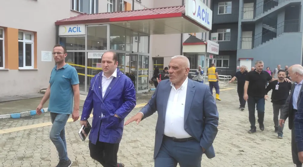 MHP Trabzon İl Başkanlığı’ndan Araklı’ya Geçmiş Olsun Ziyareti