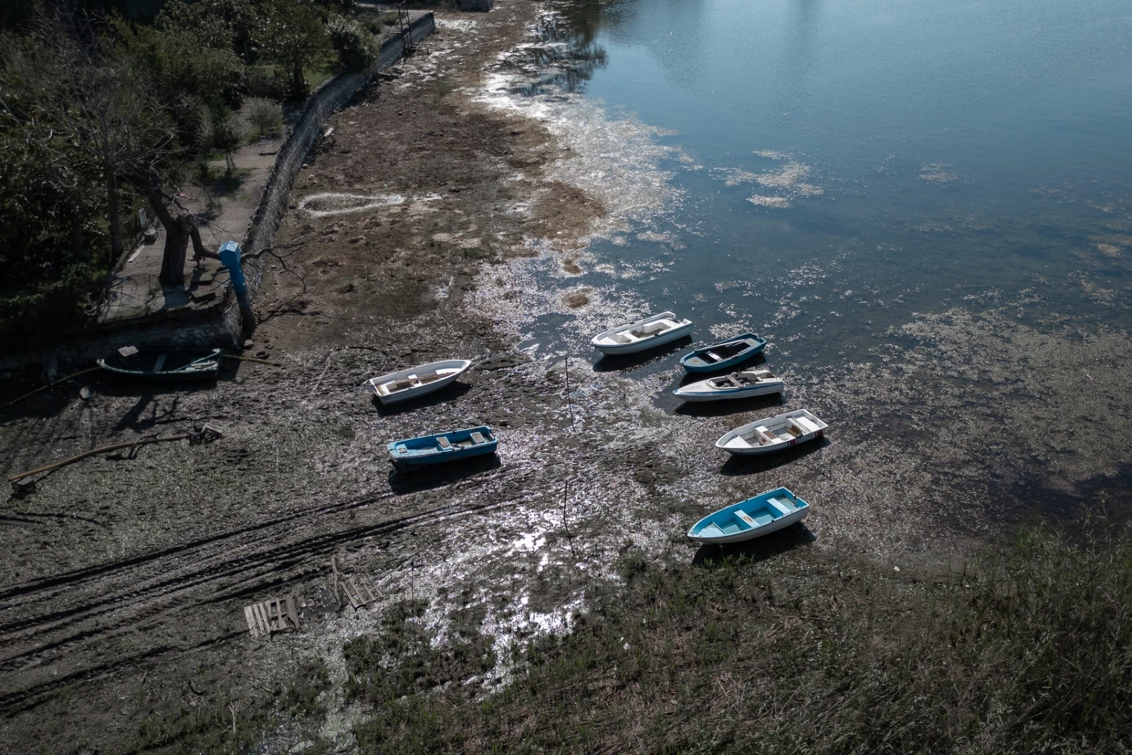 Sapanca Gölü’nün son hali böyle görüntülendi