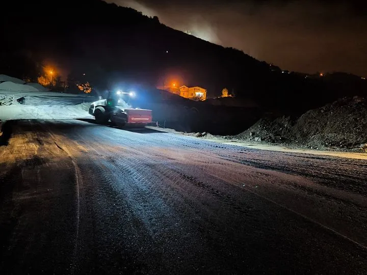 Arsin-Araklı Sınırındaki Geçici Taşönü Köprüsü Yarın Trafiğe Açılıyor