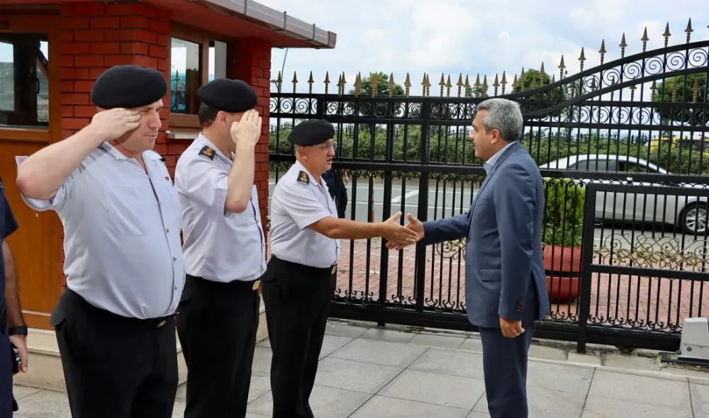 Vali Baydaş’tan İl Jandarma Komutanlığına Ziyaret