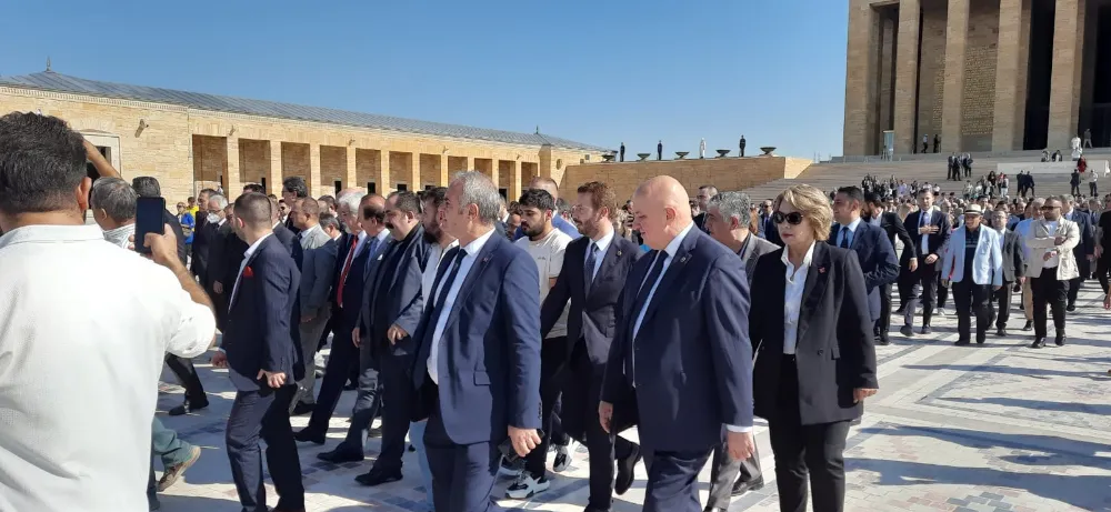 CHP’nin Kuruluşunun 101. Yıl Dönümü Anıtkabir’de Resmi Törenle Kutlandı