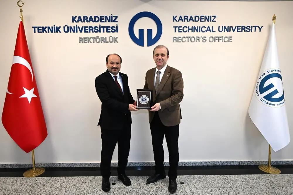 Erzurum Teknik Üniversitesi Rektöründen KTÜ Rektörüne Nezaket Ziyareti