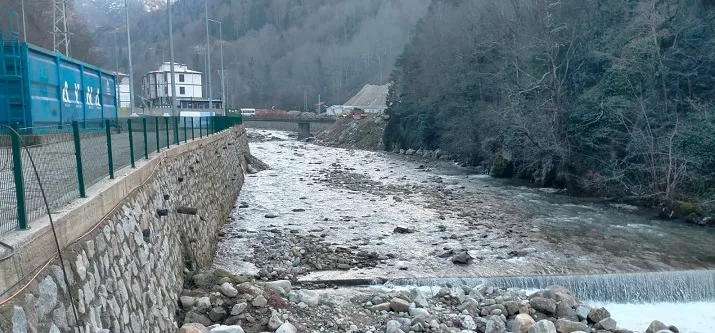 İkizdere’de Dere Islahı Çalışmasında Yaban Hayvanlarına Su Yolu Bırakılmadı