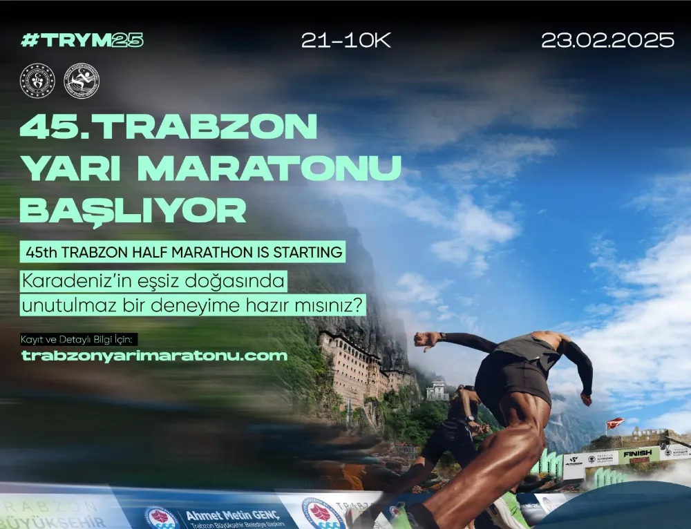 45. Uluslararası Trabzon Yarı Maratonu İçin Geri Sayım Başladı