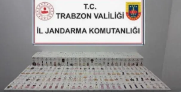 Trabzon’da Jandarma Operasyonu 1 Milyon TL Değerinde Kaçak Kozmetik Ürün Ele Geçirildi