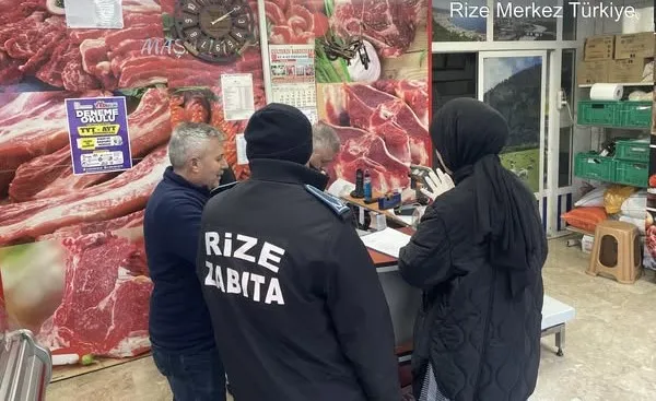 Rize Belediyesi Zabıta Ekipleri Çalışmalarına Devam Ediyor