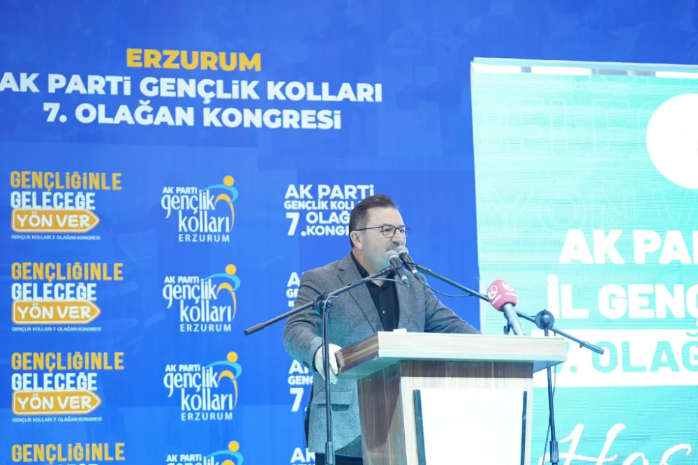 AK Parti Erzurum Gençlik Kolları 7. Olağan İl Kongresi Coşkuyla Gerçekleşti