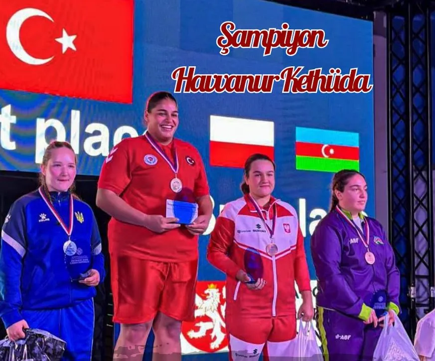 Trabzonspor’un Havvanur Kethüda’sı Avrupa Şampiyonu Oldu