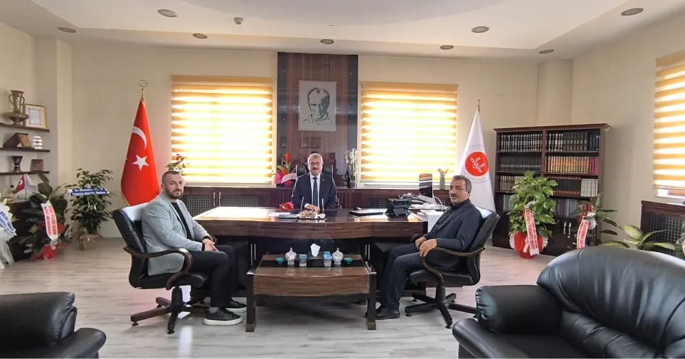 İbrahim Hakkı Kubilay İmam Hatip Ortaokulu’ndan Müftü Yaşar Çapçı’ya Hayırlı Olsun Ziyareti