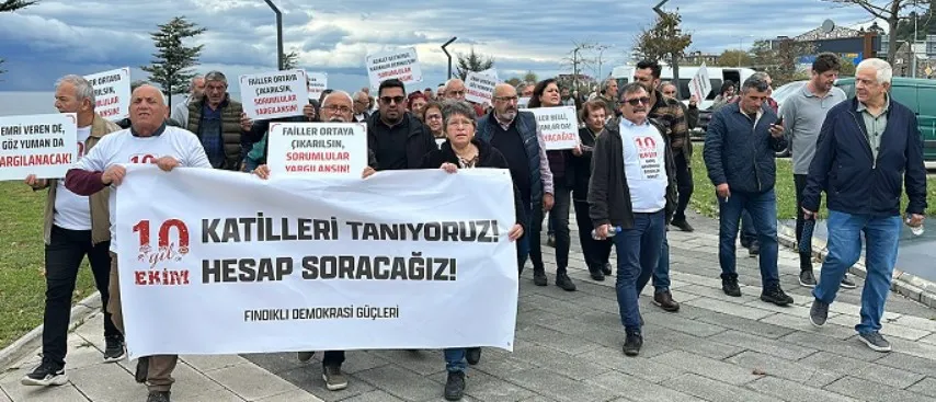 Fındıklı’da 10 Ekim Anması: Unutmadık, Unutturmayacağız