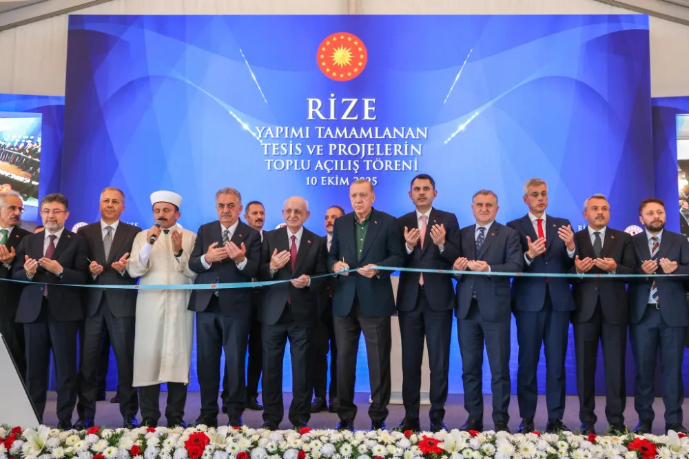 Cumhurbaşkanı Erdoğan Rize’de Toplu Açılış ve Temel Atma Törenine Katıldı