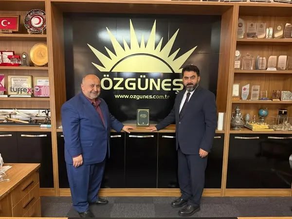 Trabzon İl Müftüsü Dr. İsmail Çiçek’ten Özgüneş Yönetim Kurulu Başkanı Halis Güneş’e Ziyaret