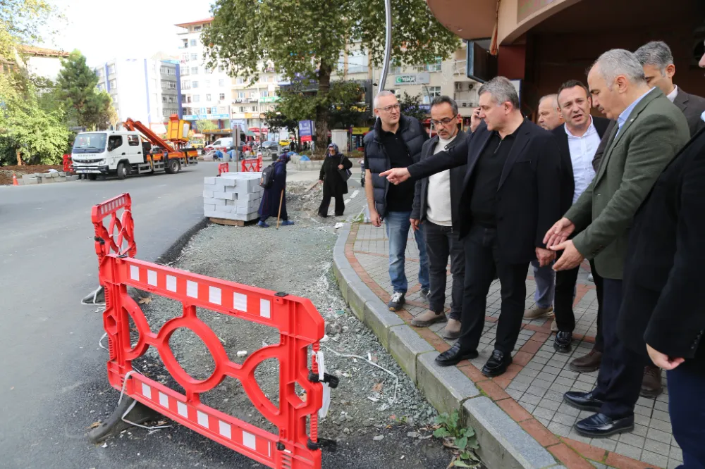 Rize’de Yol ve Menfez Çalışmaları Yerinde İncelendi