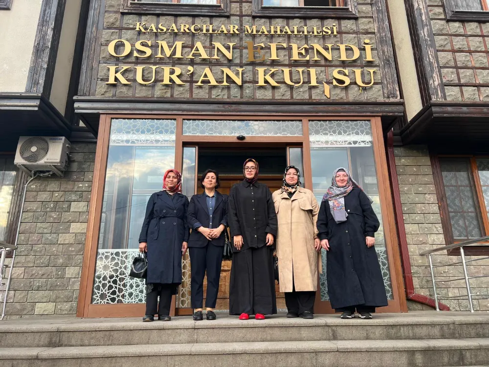Protokol Eşlerinden Kur’an Kursu Ziyareti