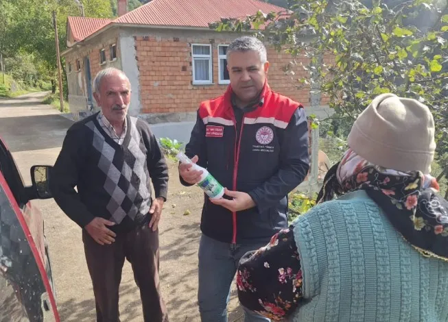 Tonya’da Kahverengi Kokarca Mücadelesi Sürüyor