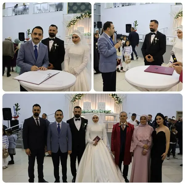 Kaymakam Zafer Şahin, Genç Çiftin Nikâh Törenine Katıldı
