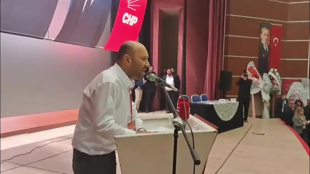CHP Artvin 39. Olağan İl Kongresi...Orhan Atan yeniden İl Başkanı seçildi