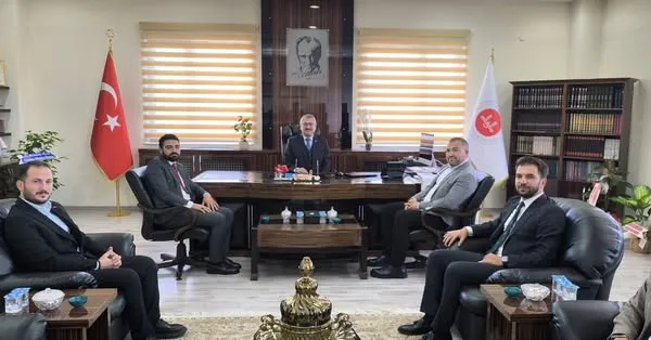 TÜGVA Erzurum Heyetinden Müftü Yaşar Çapçı’ya Hayırlı Olsun Ziyareti