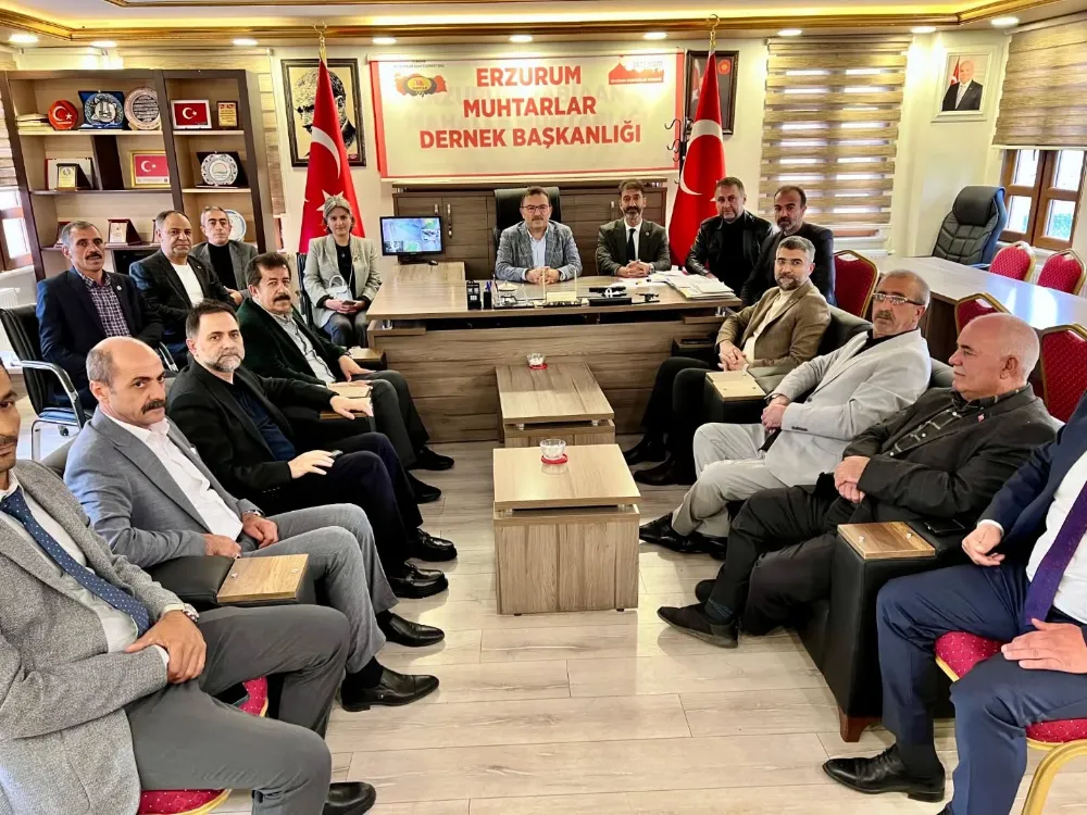 AK Parti Erzurum İl Başkanı Küçükoğlu’ndan Muhtarlar Günü Ziyaretleri