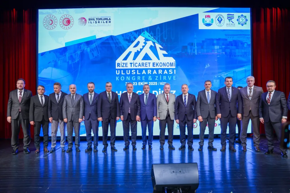 Rize Ticaret Ekonomi Uluslararası Kongre & Zirvesi Başladı
