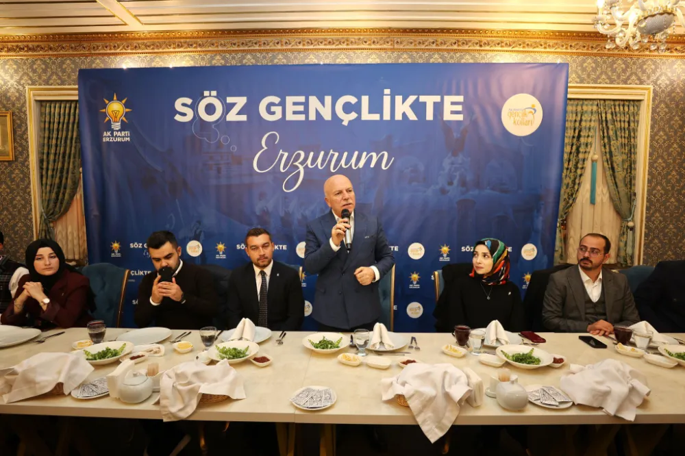 Söz Gençlikte Erzurum Programı Gençlerle Birlikte Güçlü Geleceğe Vurgu Yaptı