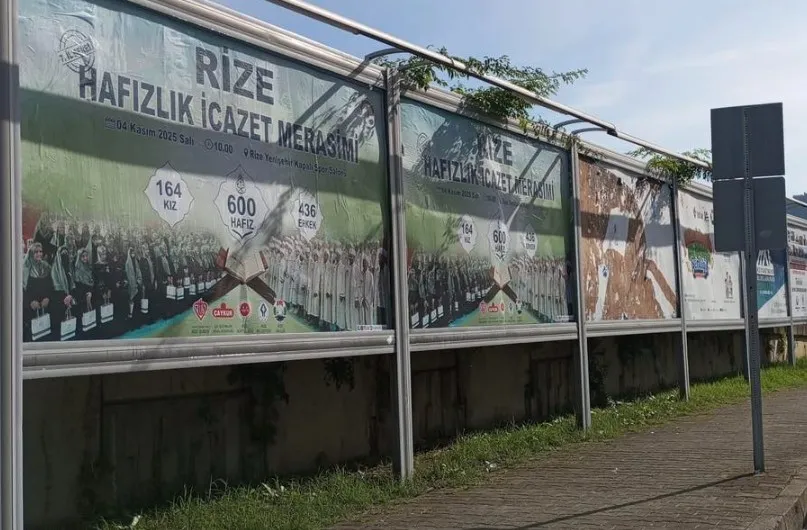 Rize’de Hafızlık İcazet Merasimi İçin Hazırlıklar Tamamlandı